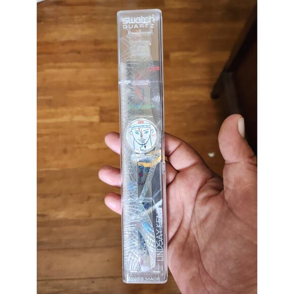 Vintage Swatch Artist Collection Watch "Flowers" GK207 Designed By Lindsay Kemp - Picture 4 of 5